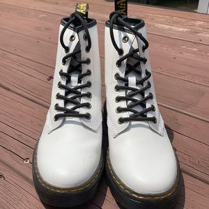 white dr. air martins!!